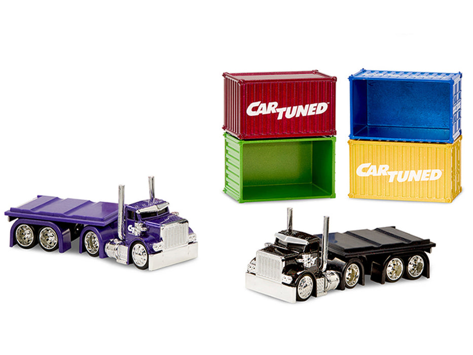 "Rigs" Container Case Series 1 Set of 4 Pieces Diecast Model Cars by CarTuned