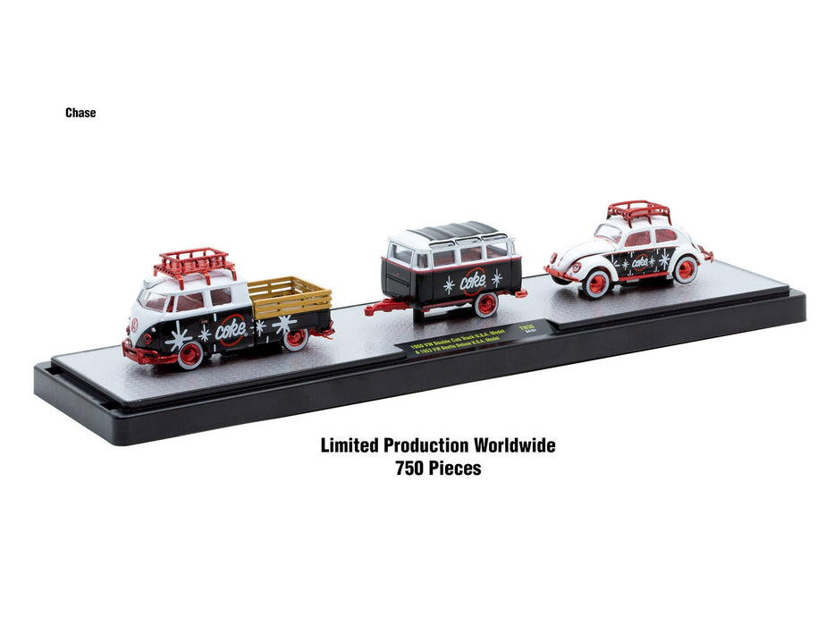Auto Haulers "Soda" Set of 3 pieces Release 36 Limited Edition to 8000 pieces Worldwide 1/64 Diecast Models by M2 Machines - Miniature Motors