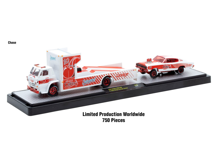 Auto Haulers "Soda" Set of 3 pieces Release 36 Limited Edition to 8000 pieces Worldwide 1/64 Diecast Models by M2 Machines - Miniature Motors