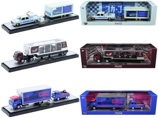 Auto Haulers "Coca-Cola" Set of 3 pieces Release 42 Limited Edition to 8200 pieces Worldwide 1/64 Diecast Models by M2 Machines