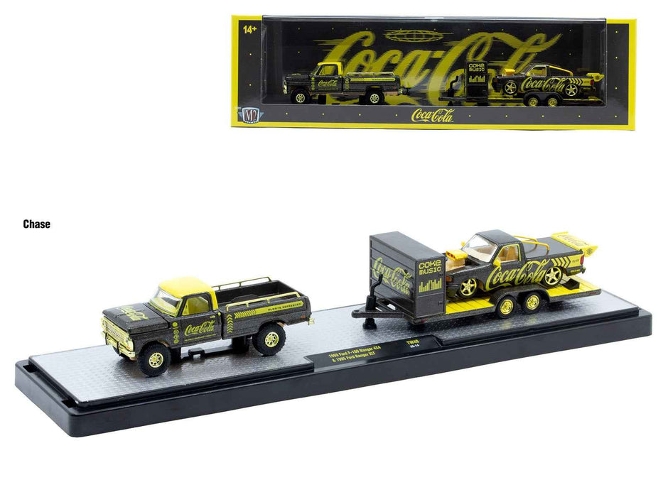 Auto Haulers "Coca-Cola" Set of 3 pieces Release 48 Limited Edition to 4800 pieces Worldwide 1/64 Diecast Models by M2 Machines