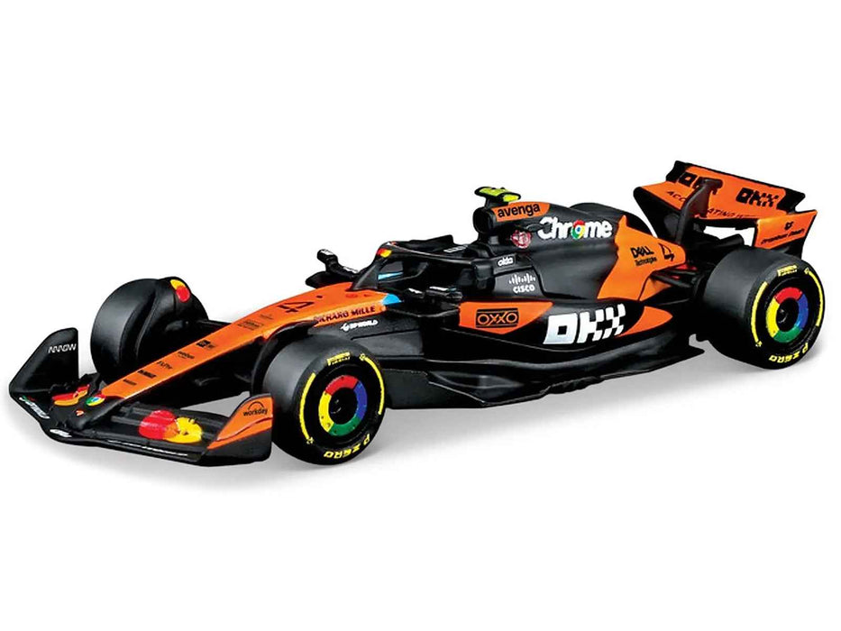 McLaren MCL39 #4 Lando Norris Winner Formula One F1 "Australian GP" (2025) "Formula Racing" Series 1/64 Diecast Model Car by Bburago