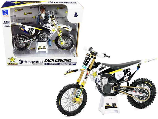 Husqvarna FC450 #16 Zach Osborne "Rockstar Energy Drink" 1/12 Diecast Motorcycle Model by New Ray