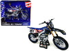 Yamaha YZ450F Dirt Bike Motorcycle #101 Eli Tomac American Flag Livery "Motocross of Nations" 1/12 Model by New Ray