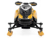 Ski-Doo MXZ XRS 20th Anniversary Snowmobile Yellow 1/32 Die Cast Model by BRP Models