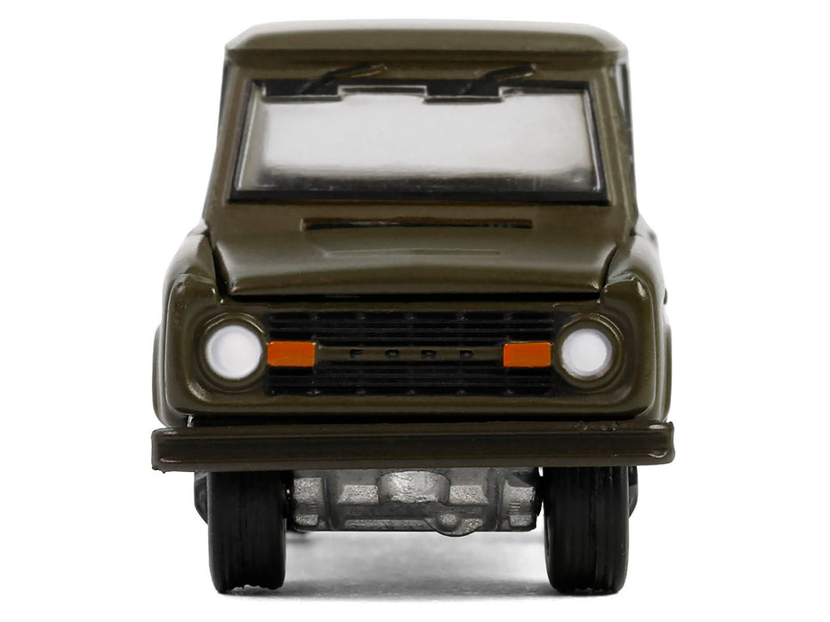 1966 Ford Bronco "U.S. Army Proposal" Olive Drab "Battalion 64" Series 5 1/64 Diecast Model Car by Greenlight