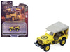 1942 Willys MB Jeep "Control Jeep - U.S. Army Air Forces" Yellow with Beige Top "Battalion 64" Series 6 1/64 Diecast Model Car by Greenlight