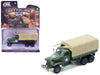 1944 GMC CCKW 353 A1 2.5T Truck "U.S. Army - WWII" Olive Drab with Tan Top "Battalion 64" Series 6 1/64 Diecast Model Car by Greenlight