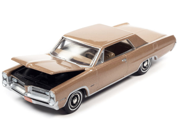 1964 Pontiac Grand Prix Royal Bobcat Saddle Bronze Metallic "Vintage Muscle" Limited Edition 1/64 Diecast Model Car by Auto World - Miniature Motors