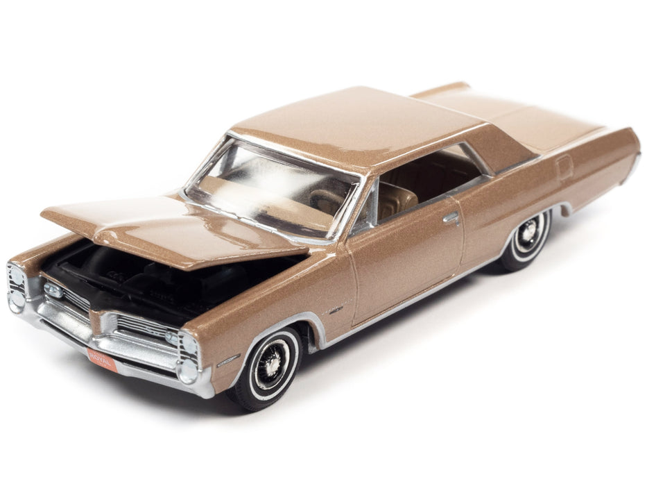 1964 Pontiac Grand Prix Royal Bobcat Saddle Bronze Metallic "Vintage Muscle" Limited Edition 1/64 Diecast Model Car by Auto World - Miniature Motors