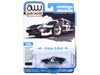 1965 Ford GT40 #7 Blue Black with White Stripes "Vintage Muscle" Series 1/64 Diecast Model Car by Auto World