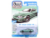 1998 Toyota Supra Caribbean Green Metallic "Modern Muscle" Series 1/64 Diecast Model Car by Auto World