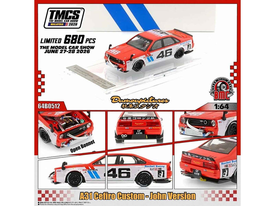 The Model Car Show (TMCS) Malaysia 2026 Set of 3 Pieces Limited Edition to 680 pieces Worldwide 1/64 Diecast Model Cars by BM Creations