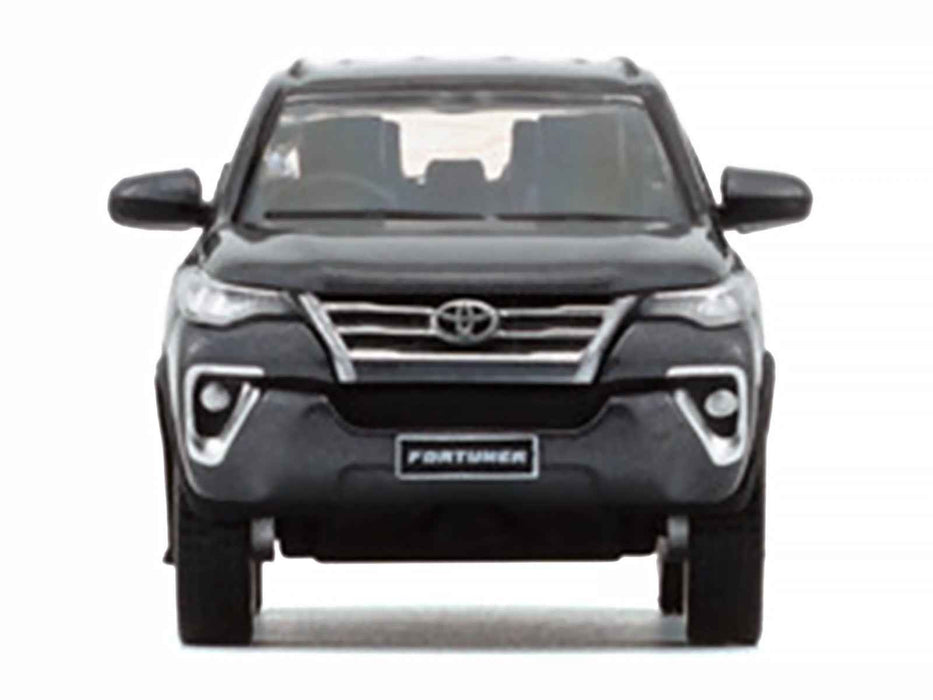 2018 Toyota Fortuner Dark Silver Metallic 1/64 Diecast Model Car by BM Creations