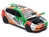 Honda Civic EG6 RHD (Right Hand Drive) #14 JACCS "Japanese Touring Car Championship" (1993) 1/64 Diecast Model Car by BM Creations