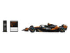 McLaren MCL39 #4 Lando Norris 3rd Place Formula One F1 "Abu Dhabi GP GP" (2025) "Drivers' World Champion 2025" with Pit Board 1/64 Model Car by Spark