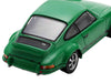 1973 Porsche 911 Carrera RSR 2.8 Green with Black Stripes 1/64 Model Car by Spark