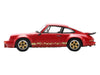1974 Porsche 911 Carrera RS 3.0 Red with Gold Stripes 1/64 Model Car by Spark