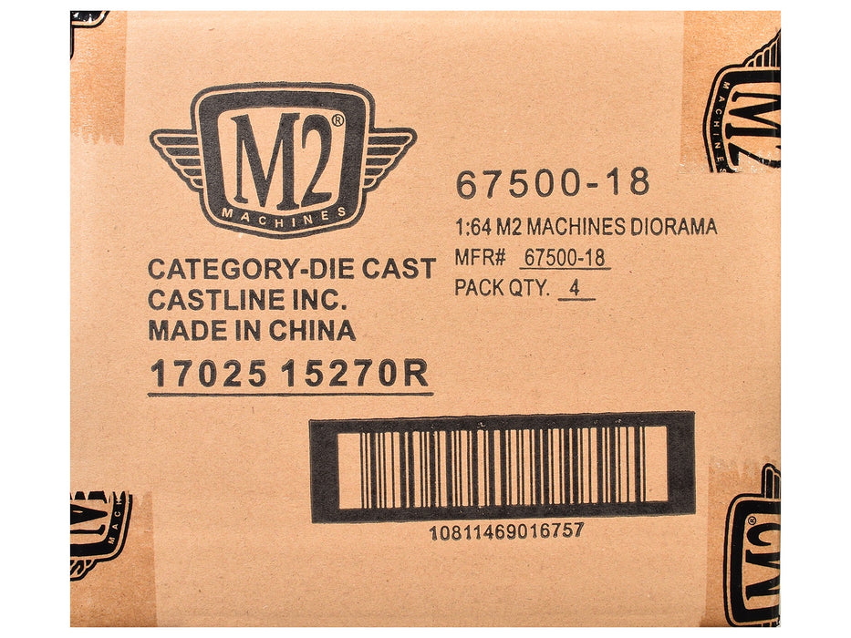 "Auto News" Release 18 Set of 4 Cars Limited Edition to 8000 pieces Worldwide 1/64 Diecast Model Cars by M2 Machines