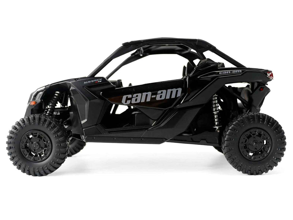 Can-Am Maverick X3 X RS Turbo RR Black 1/12 Diecast Model by BRP Models