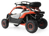 Can-Am Maverick X3 X RS Turbo RR with Roof Rack Chalk Gray and Orange 1/12 Diecast Model by BRP Models