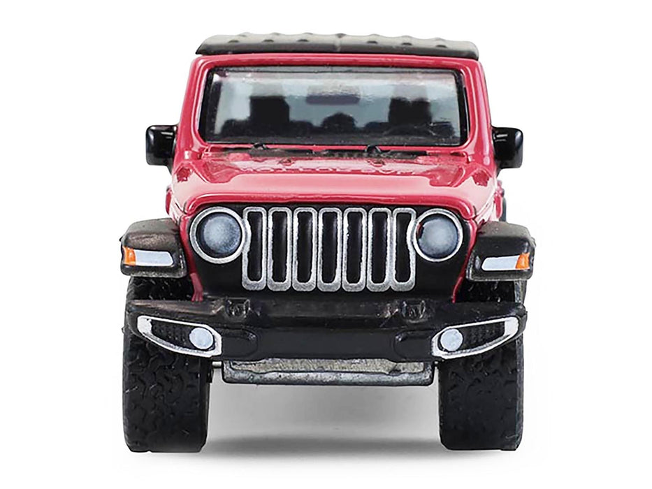 2024 Jeep Gladiator Pickup Truck Tuscadero Pink with Black Top "Showroom Floor" Series 7 1/64 Diecast Model Car by Greenlight