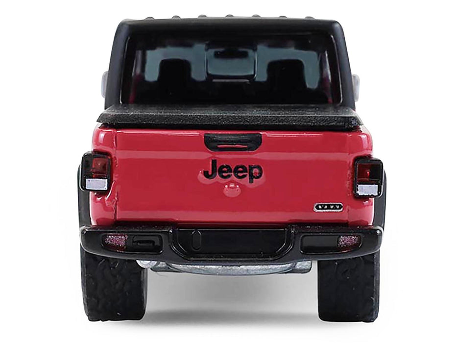 2024 Jeep Gladiator Pickup Truck Tuscadero Pink with Black Top "Showroom Floor" Series 7 1/64 Diecast Model Car by Greenlight