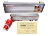 Peterbilt 589 with 78" Mid-Roof Sleeper and 53' Utility Trailer with Reefer "Blackjack Express LLC" Red "Big Rigs" Series II #6 1/64 Diecast Model by DCP/First Gear