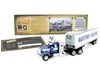 Mack Super-Liner with 36" Vintage Sleeper and 40' Vintage Trailer with Reefer "Maritime-Ontario" Blue with White Stripes "Legacy" Series #4 1/64 Diecast Model by DCP/First Gear