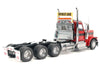 Peterbilt 589 Tridem-Axle Truck Tractor with Day Cab Legendary Red "Transport Series" 1/32 Diecast Model by Diecast Masters