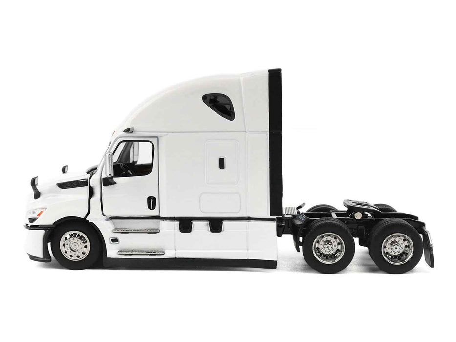 2025 Freightliner Cascadia Gen-5 Sleeper Cab Truck Tractor Winter White "Transport Series" 1/64 Diecast Model by Diecast Masters