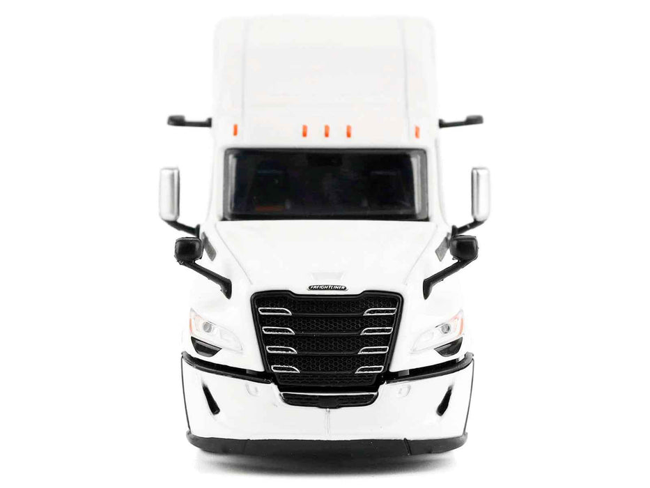2025 Freightliner Cascadia Gen-5 Sleeper Cab Truck Tractor Winter White "Transport Series" 1/64 Diecast Model by Diecast Masters