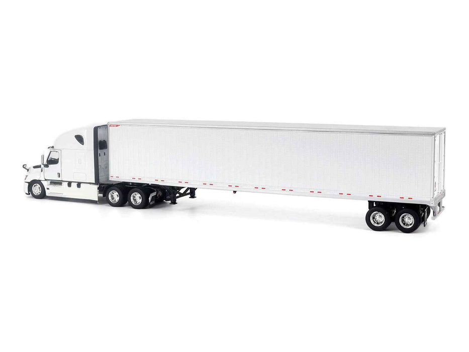 2025 Freightliner Cascadia Gen-5 Sleeper Cab Truck White with Great Dane Champion 53ft Dry Cargo Trailer "Transport Series" 1/50 Diecast Model by Diecast Masters