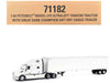 Peterbilt 579 Ultraloft Tandem Tractor White with Great Dane Champion 53ft Dry Cargo Trailer "Transport Series" 1/50 Diecast Model by Diecast Masters