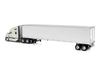 Kenworth T680 Next-Gen 76" High-Roof Sleeper Tandem Tractor White with Great Dane Champion 53ft Dry Cargo Trailer "Transport Series" 1/50 Diecast Model by Diecast Masters
