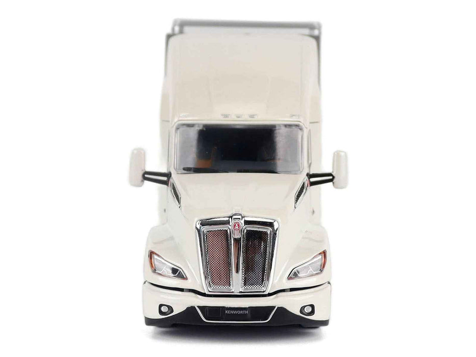 Kenworth T680 Next-Gen 76" High-Roof Sleeper Tandem Tractor White with Great Dane Champion 53ft Dry Cargo Trailer "Transport Series" 1/50 Diecast Model by Diecast Masters