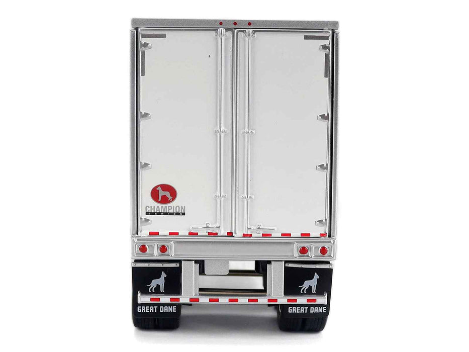 Kenworth T680 Next-Gen 76" High-Roof Sleeper Tandem Tractor White with Great Dane Champion 53ft Dry Cargo Trailer "Transport Series" 1/50 Diecast Model by Diecast Masters