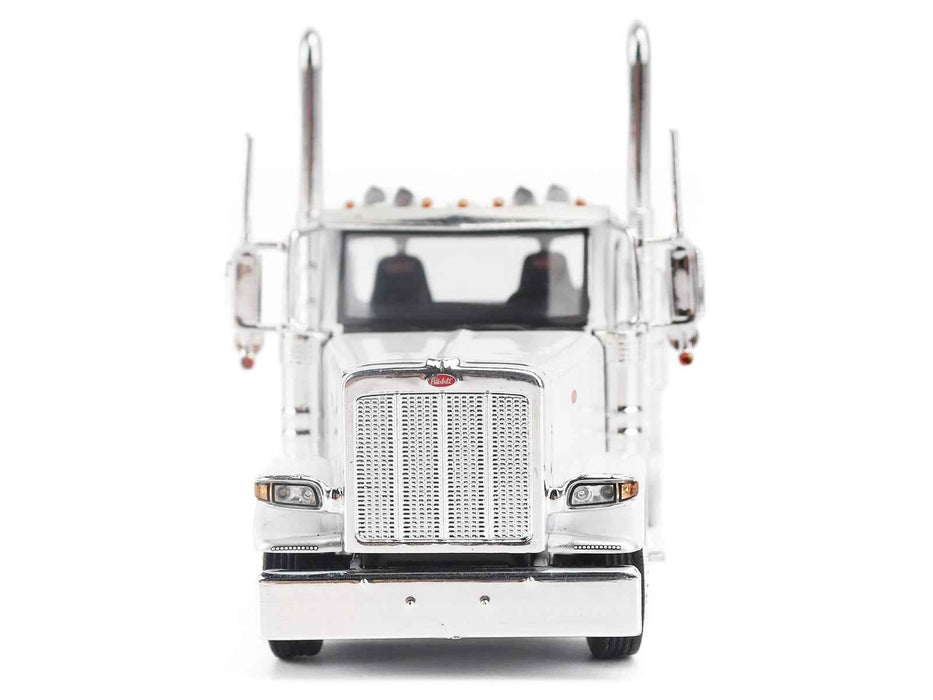 Peterbilt 589 Tandem-Axle Legendary Package Truck Tractor with 58" Sleeper White "Transport Series" 1/64 Diecast Model by Diecast Masters