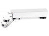 2025 Freightliner Cascadia Gen-5 Truck Tractor with Sleeper and Great Dane Champion 53ft Dry Cargo Trailer Winter White "Transport Series" 1/64 Diecast Model by Diecast Masters