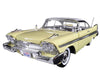 1958 Plymouth Fury "Timeless Classics" Yellow with White Top 1/18 Diecast Model Car by Motormax