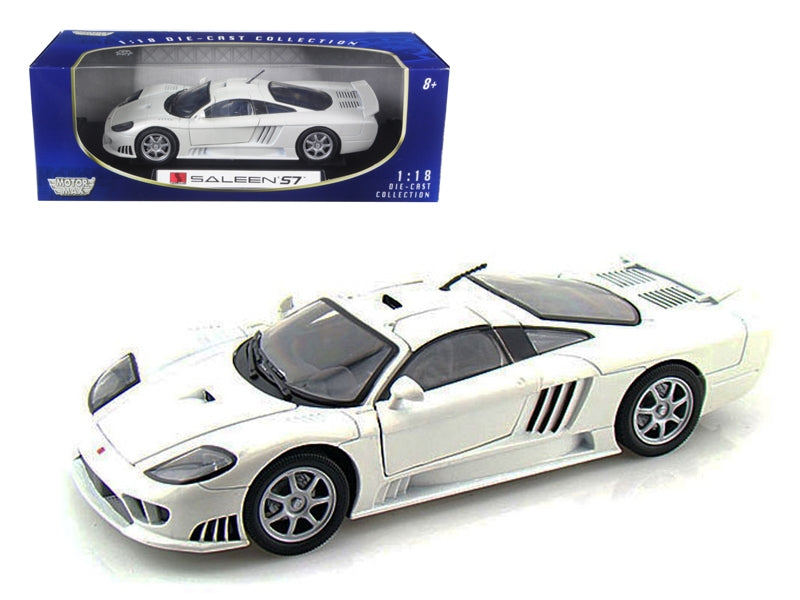 BRAND NEW SALEEN S7 WHITE 1/18 DIECAST MODEL CAR BY MOTORMAX - Miniature Motors