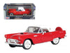 1956 Ford Thunderbird Red 1/24 Diecast Car Model by Motormax