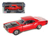 BRAND NEW 1969 DODGE CORONET SUPER BEE RED 1/24 DIECAST MODEL CAR BY MOTORMAX - Miniature Motors