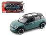 Mini Cooper S Countryman Oxford Green 1/24 Diecast Car Model by Motormax