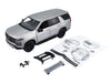 2025 Chevrolet Tahoe PPV Silver Metallic "Custom Builder's Kit - Law Enforcement and Public Service" Series 1/24 Diecast Model Car by Motormax