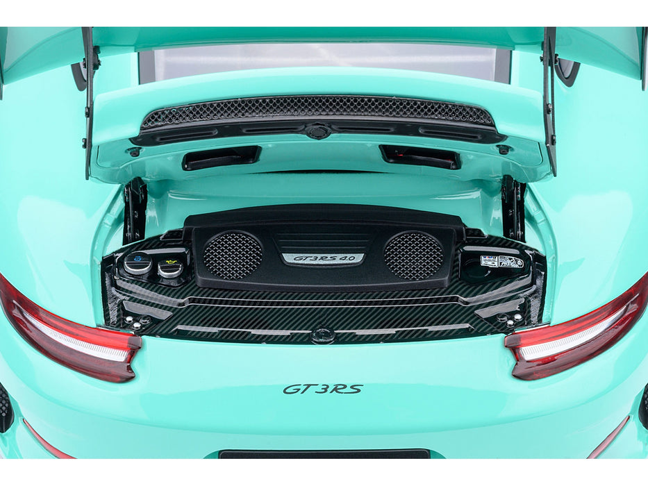Porsche 911 (991.2) GT3 RS Mint Green 1/18 Model Car by Autoart