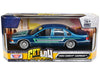 Top-Pick | 1993 Chevrolet Caprice Lowrider Blue Metallic with Graphics "Get Low" Series 1/24 Diecast Model Car by Motormax - Miniature Motors