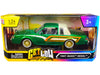 Top-Pick | 1987 Buick Regal 3.8 SFI Turbo Green Metallic and Cream with Graphics "Get Low" Series 1/24 Diecast Model Car by Motormax - Miniature Motors