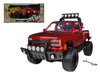 BRAND NEW 1992 GMC SIERRA GT PICKUP TRUCK OFF ROAD RED 1/24 DIECAST MODEL CAR BY MOTORMAX - Miniature Motors