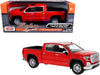 BRAND NEW 2019 GMC SIERRA 1500 SLT CREW CAB PICKUP TRUCK RED 1/24-1/27 DIECAST MODEL CAR BY MOTORMAX - Miniature Motors